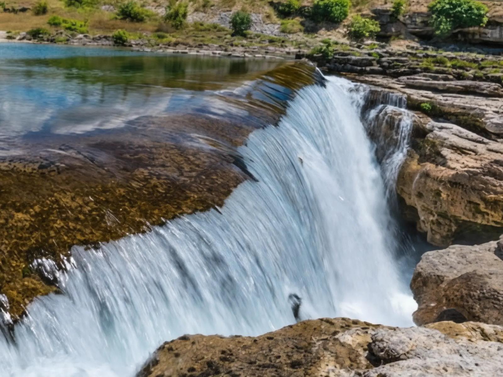 "Niagara" Falls on the Cijevna River