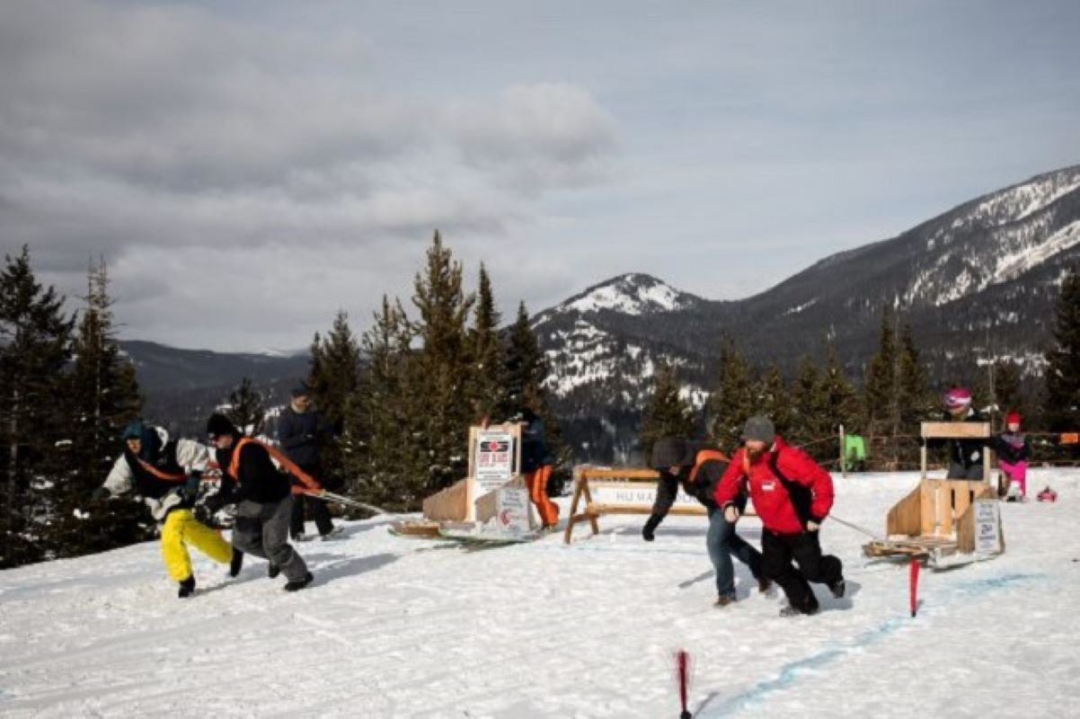 Human Dog Sled Race | Canada's Alberta thumbnail