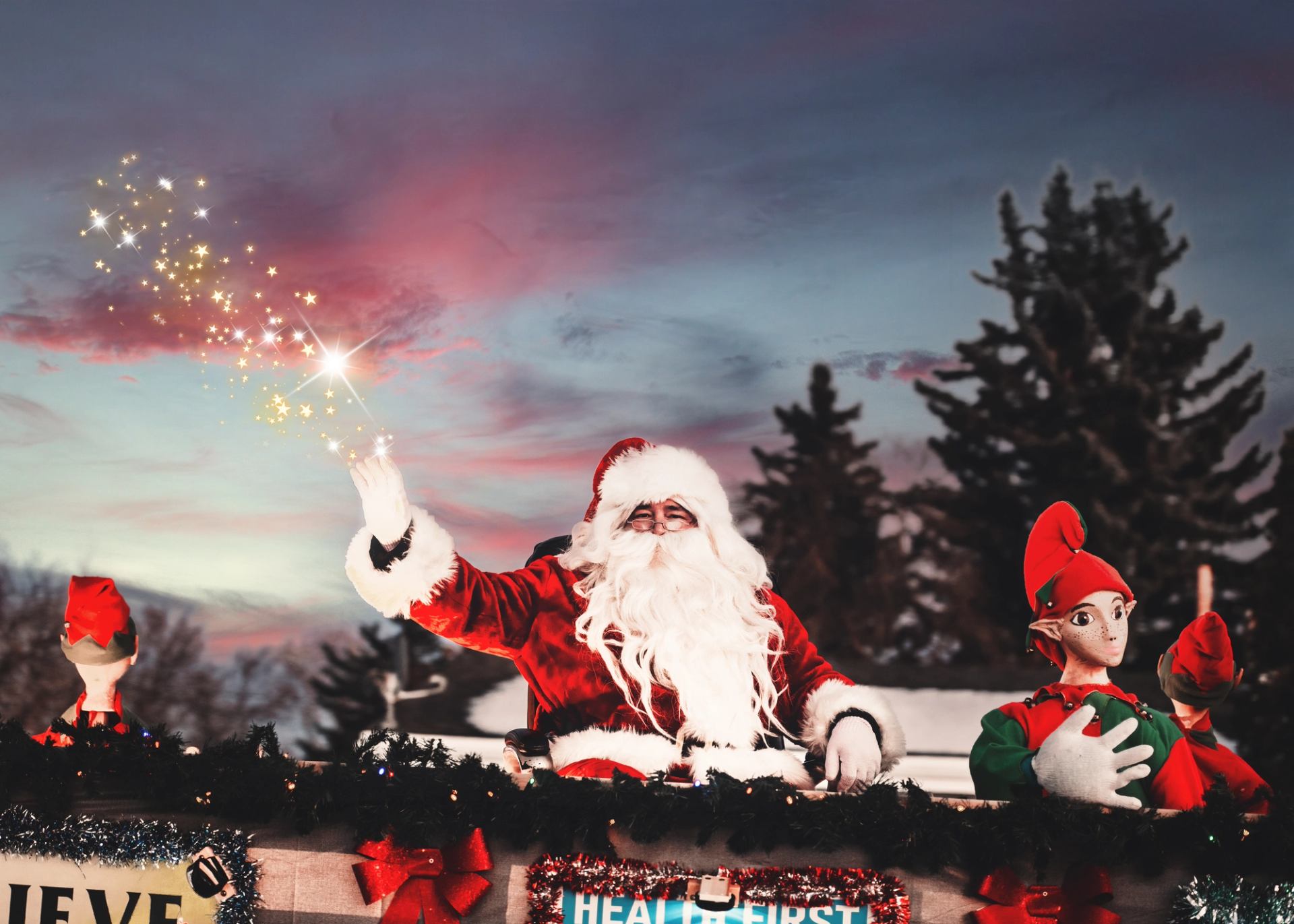 Santa with a special twinkle!