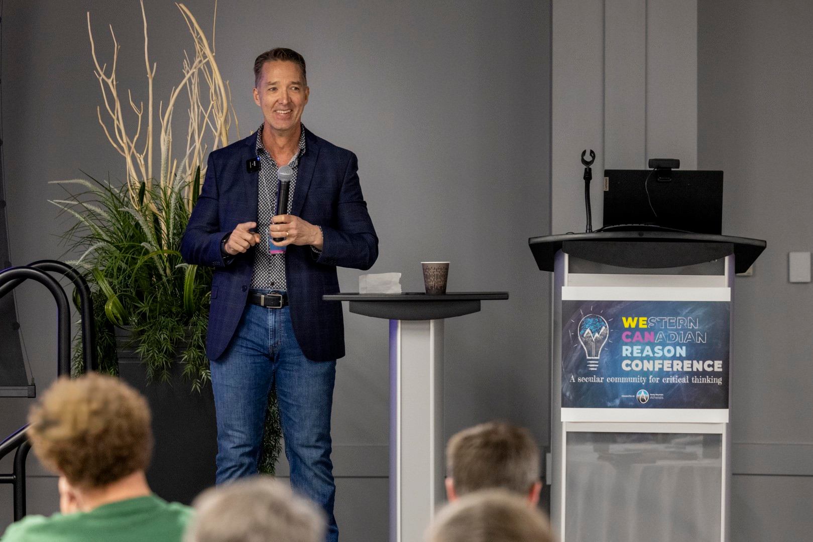 A guest speaker speaking at the event.