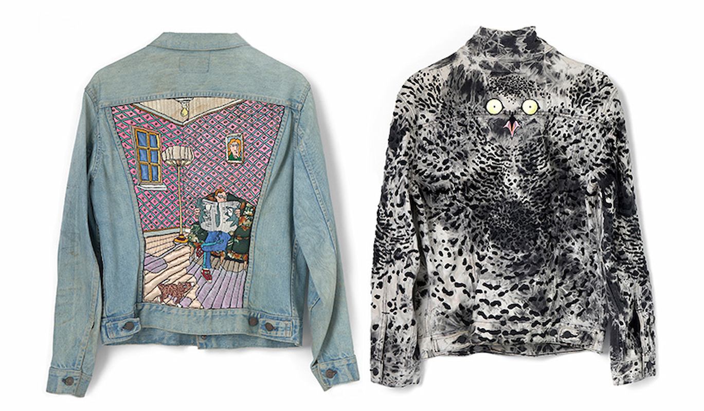 Two jackets that are on exhibit