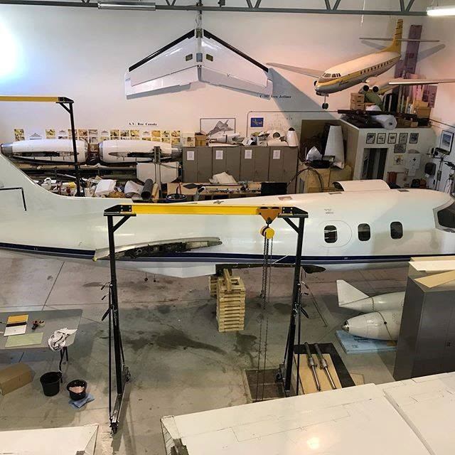 Avro Museum interior with vintage aircraft and aviation displays.
