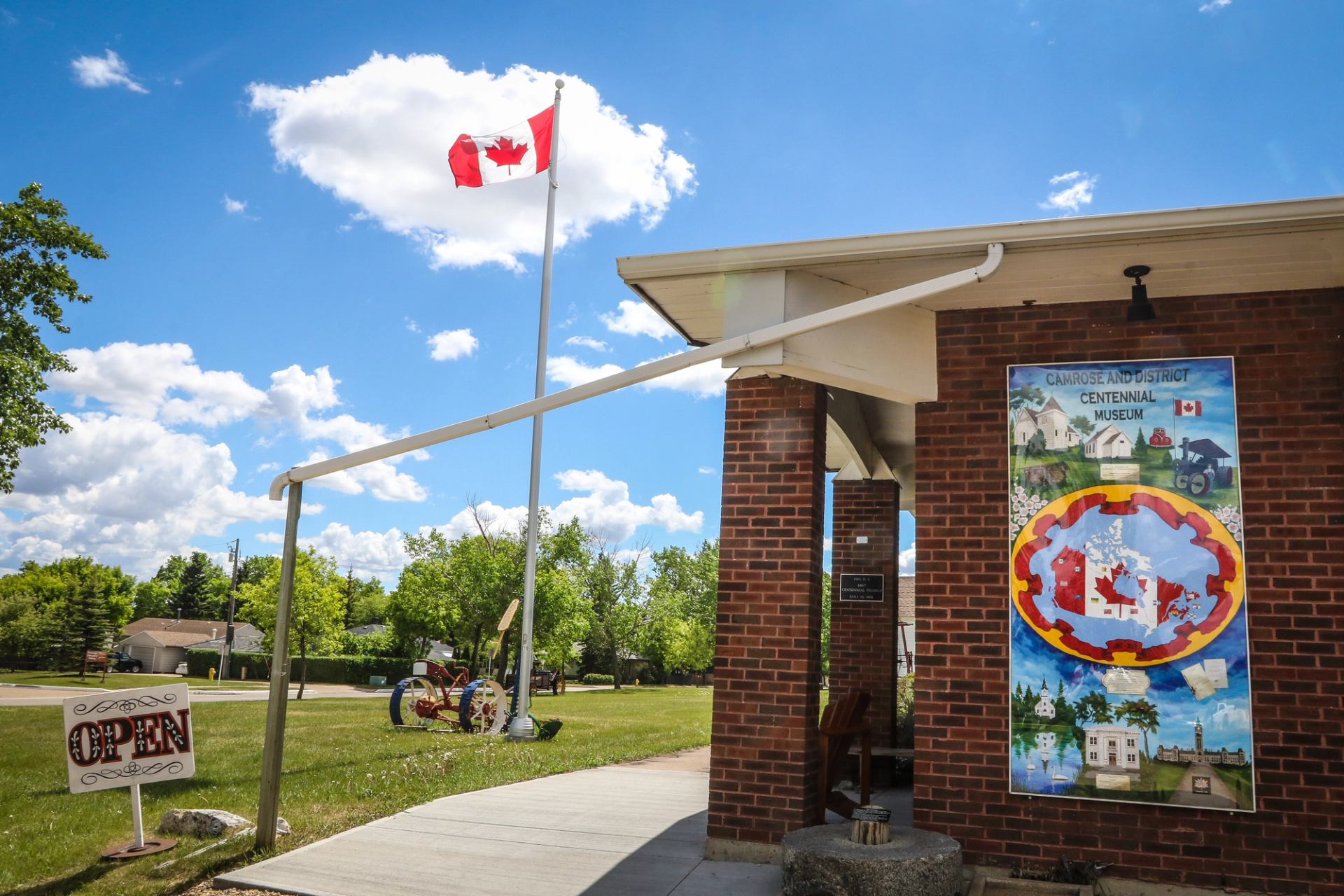 Entrance of the Camrose & District Centennial Museum