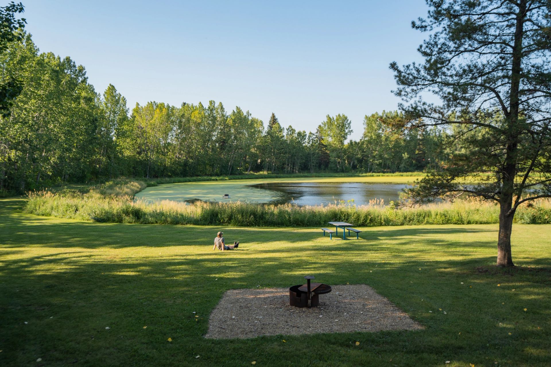 Site at Michener Park Campground.