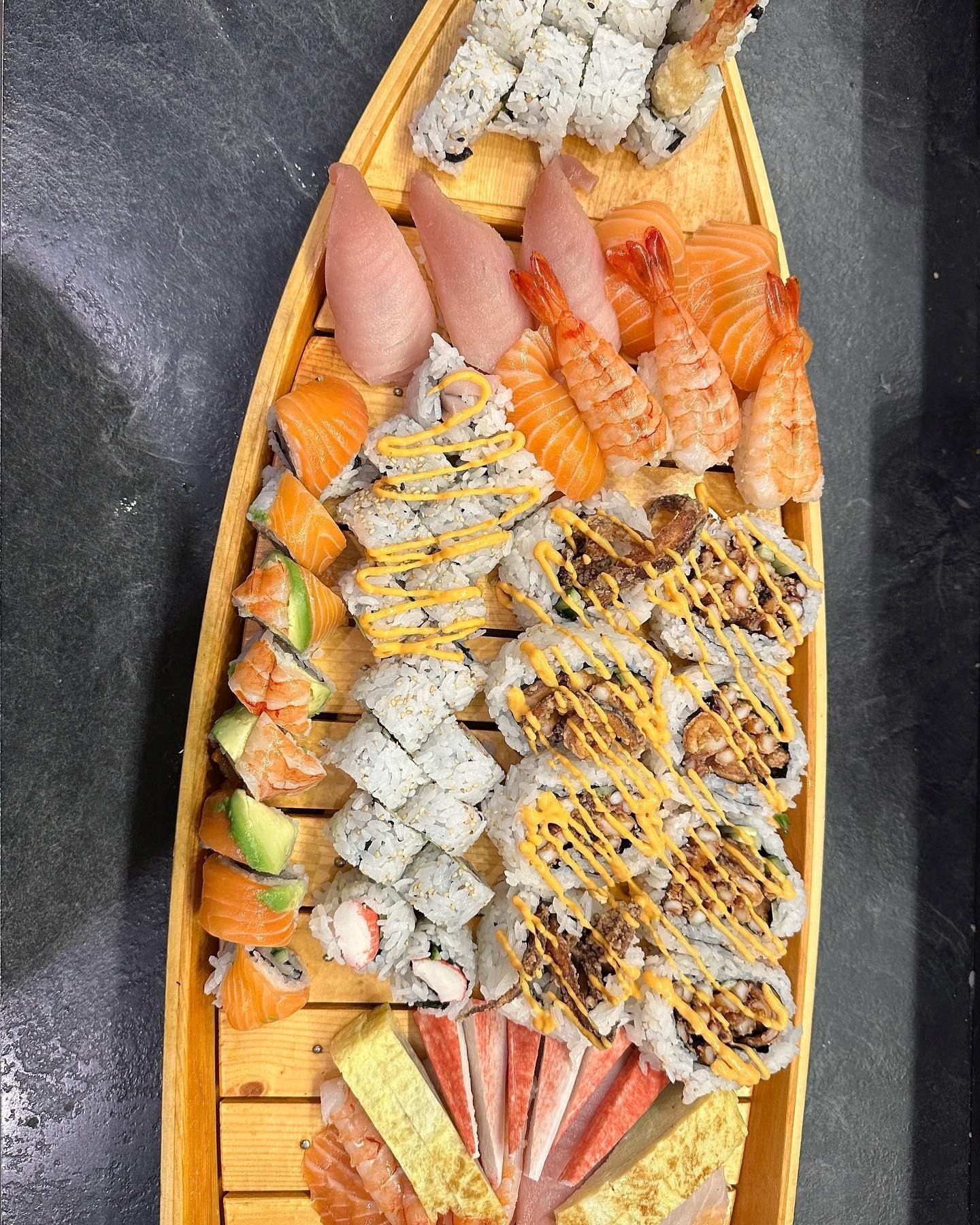 A sushi platter