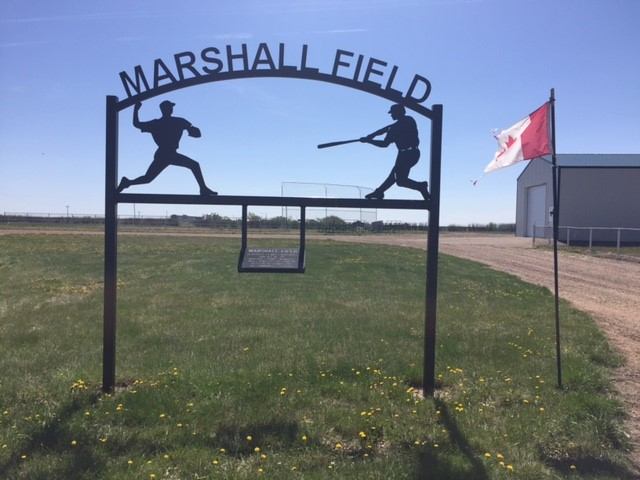 Signage at the campground.