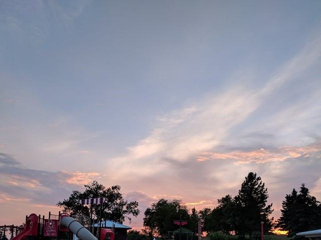 A playground at the campground