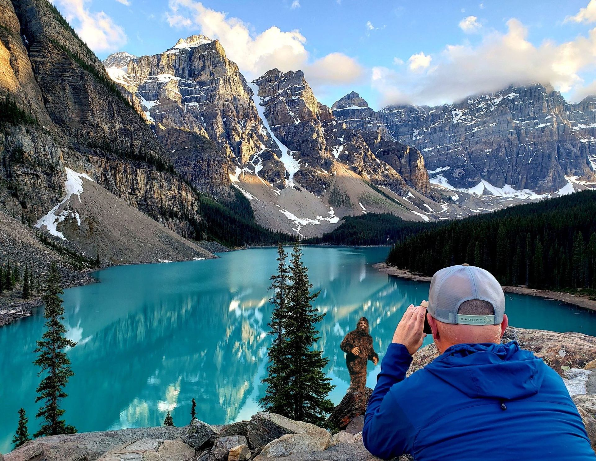Sasquatch at Moraine Lake