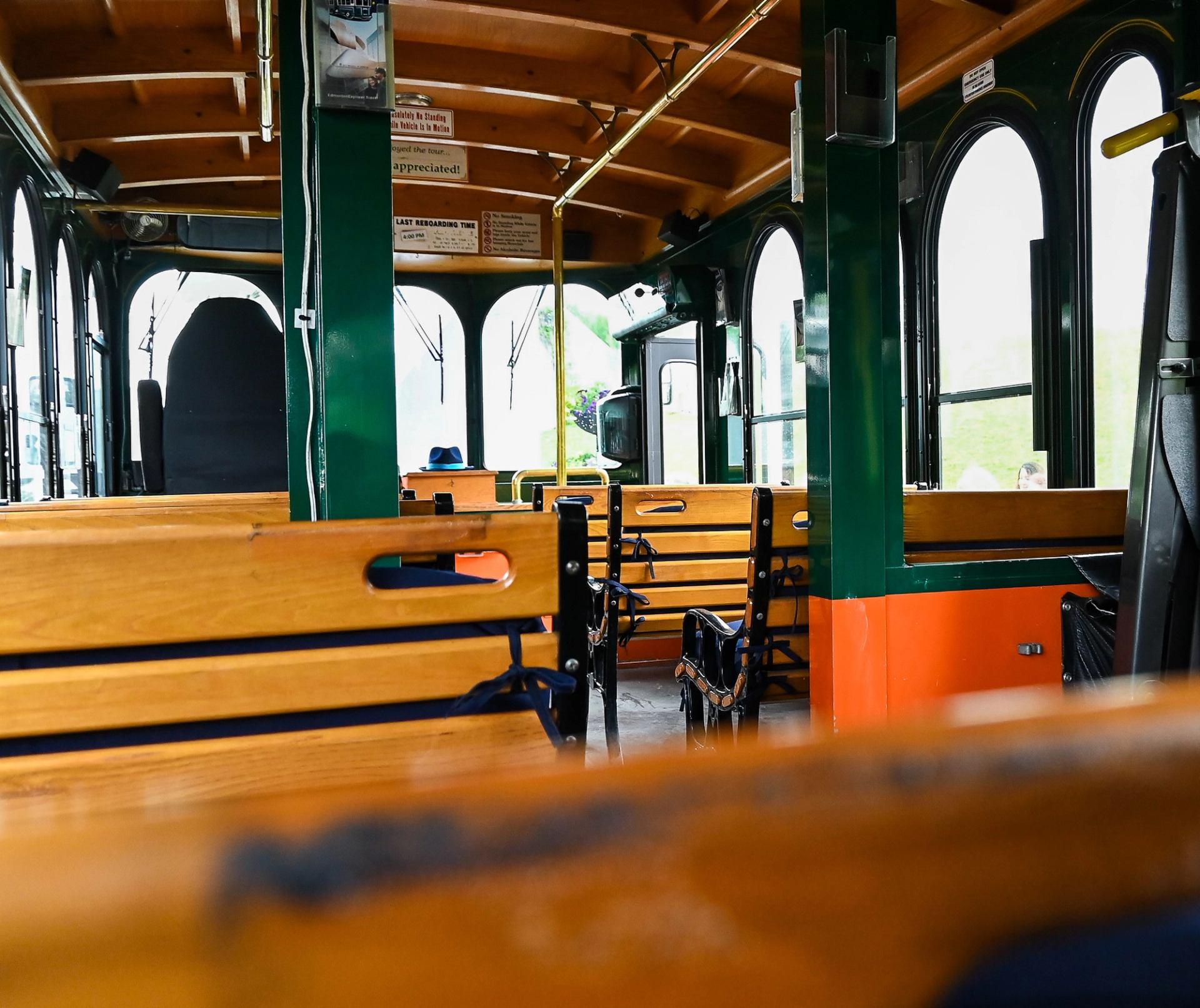 A photo of the inside of the Edmonton Explorer