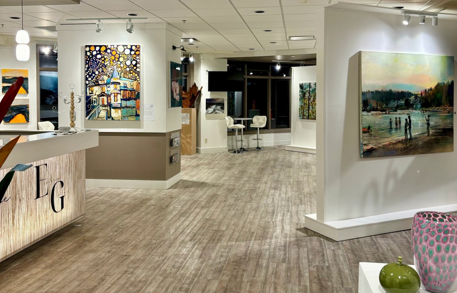 Interior of the gallery
