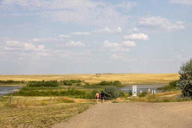 A trail at Cavan Lake Recreational Campground.