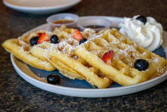 Waffles at Lou Lou's Pizzeria.