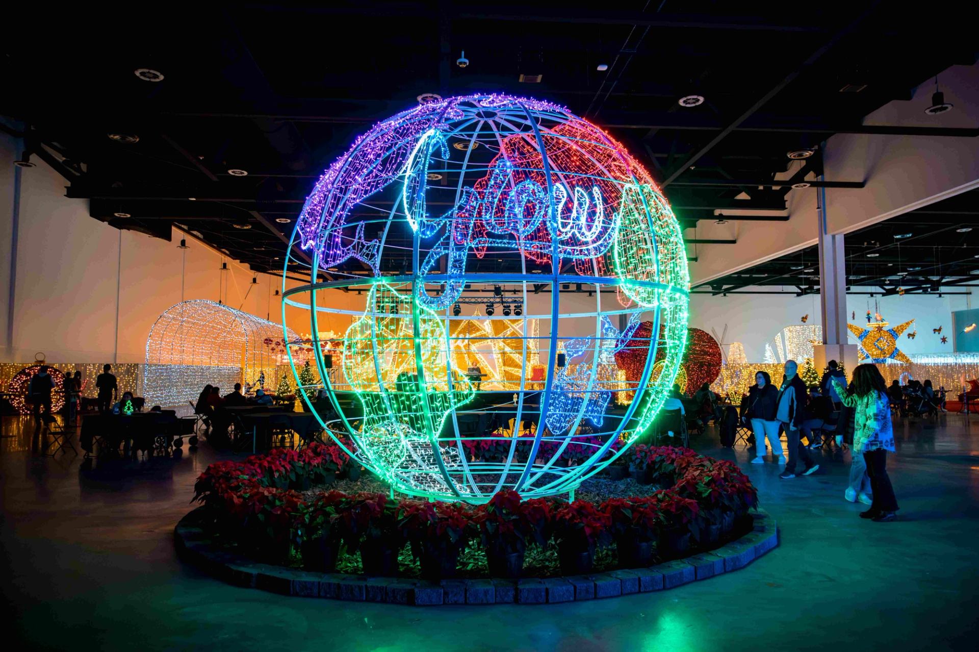 The Glow display globe