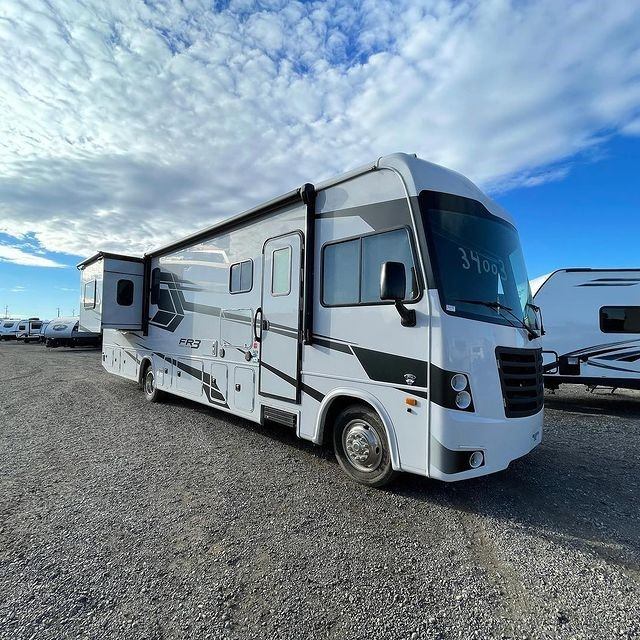 Ready for the road—Rangeland RV’s Sierra trailers blend sleek design with spacious comfort.