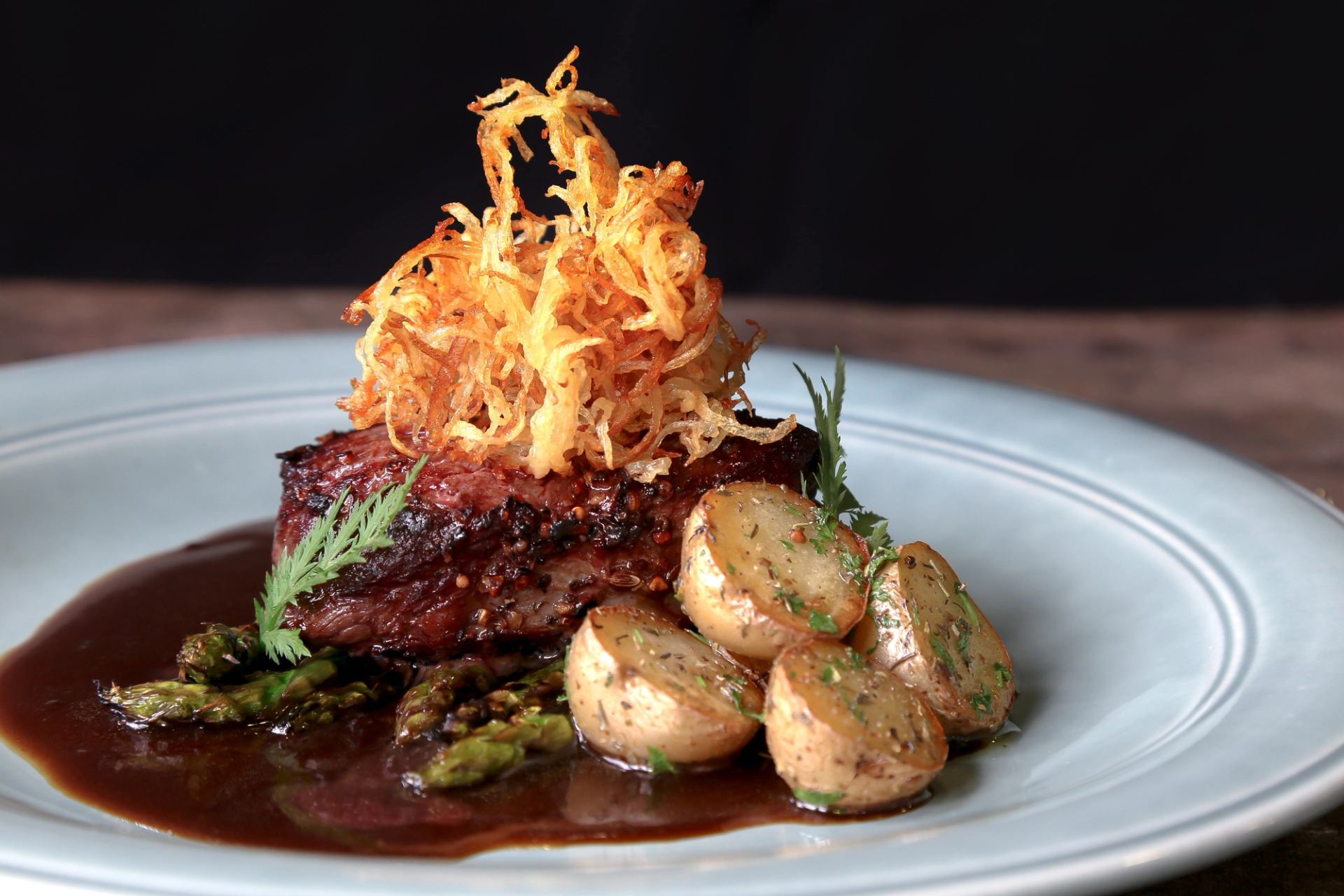 A delicious meal made by Cornerstone Catering