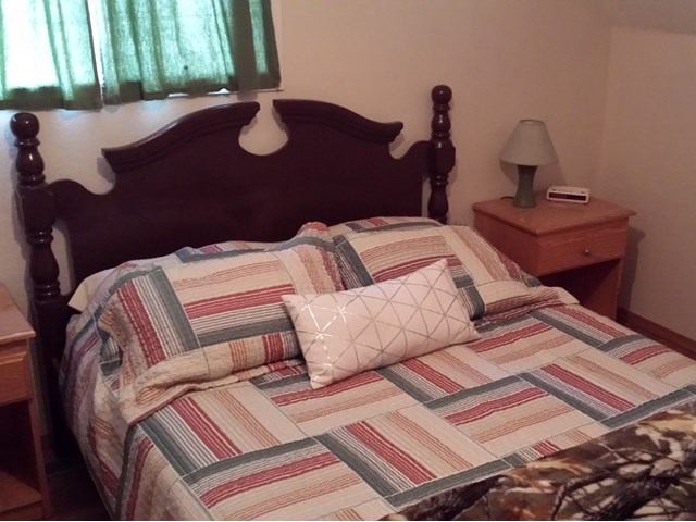 Aframe Cabin Bedroom