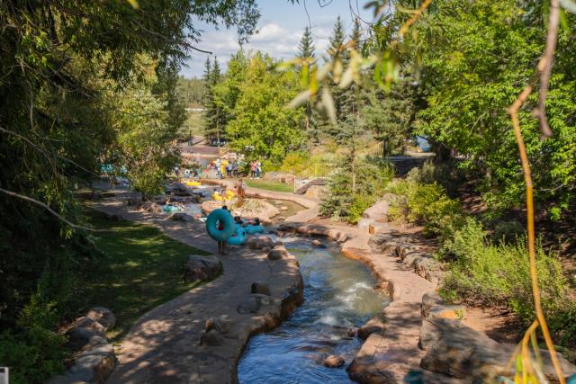 Lazy River at Discovery Canyon Park in Red Deer.