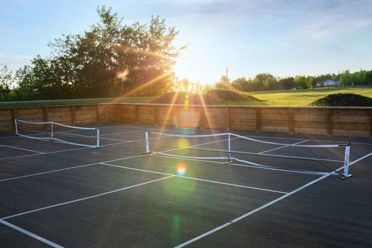 Pickle Ball courts at Half Moon Lake Resort.