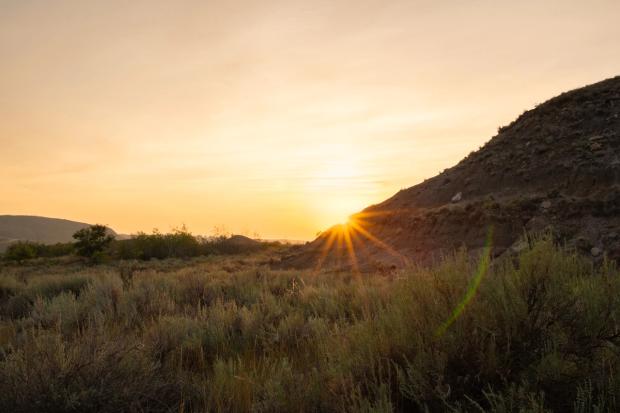 Midland Provincial Park at sunset.