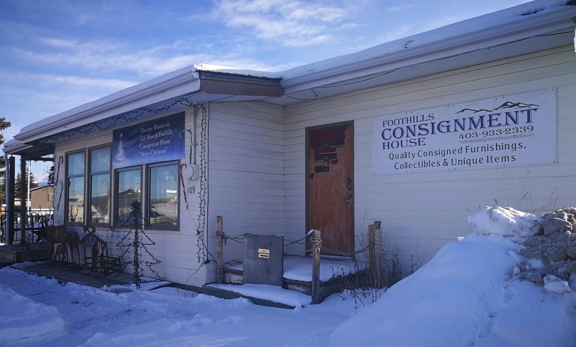 Exterior of Foothills Consignment House