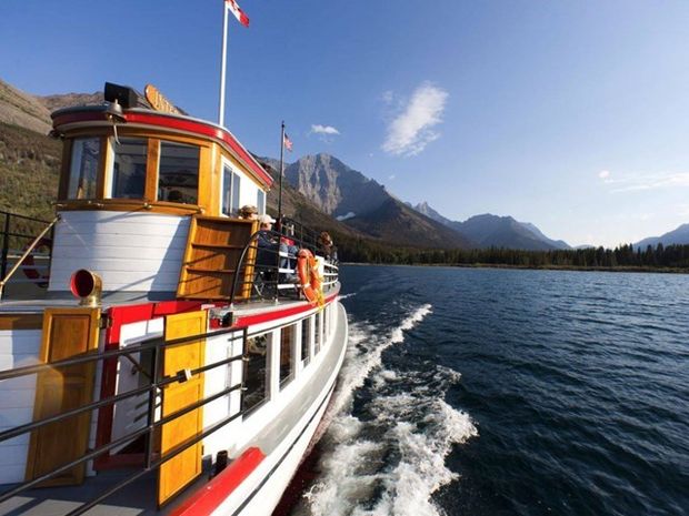 The Shoreline Cruise at Waterton Lakes.