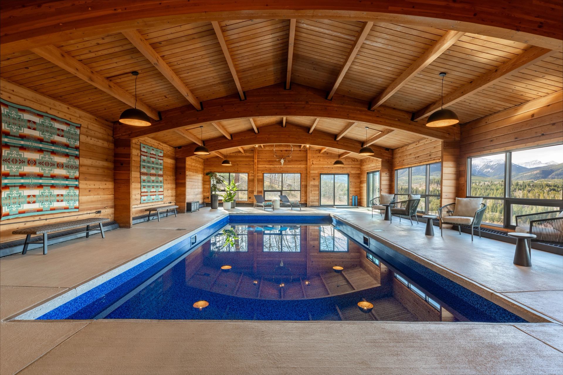 Pool area at Eden Wilds