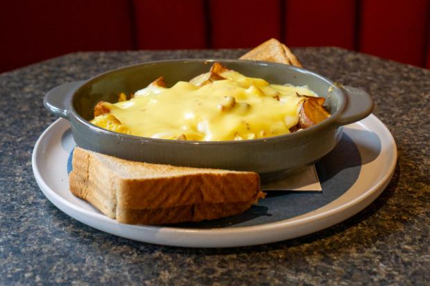 A breakfast dish at Lou Lou's Pizzeria.