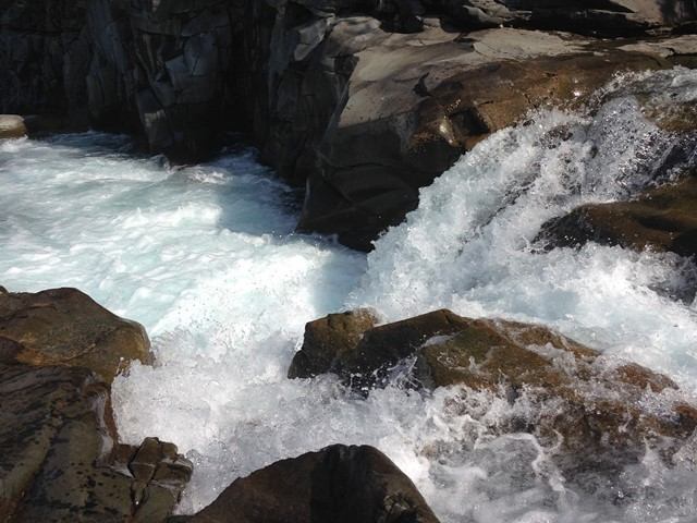 River flowing over rocks