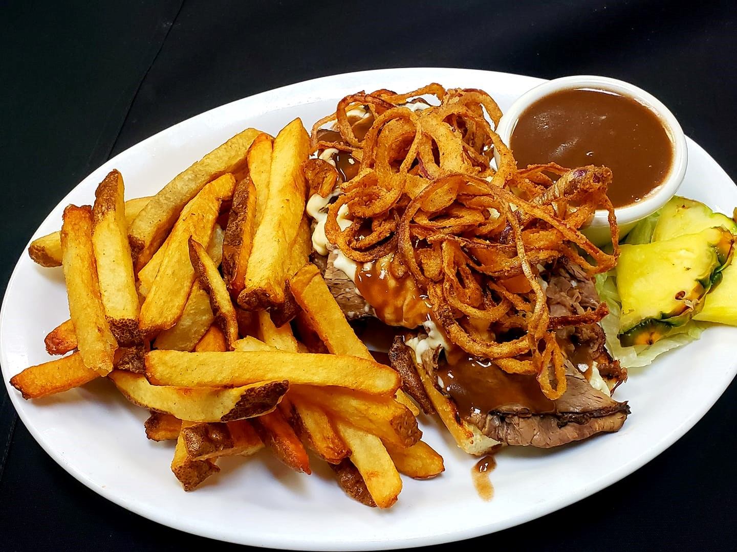 Delicious meal at Resolve Bar & Grill