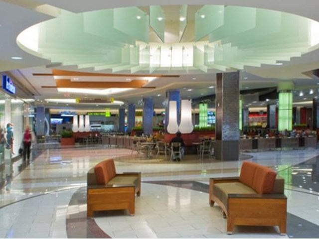 Inside of the mall