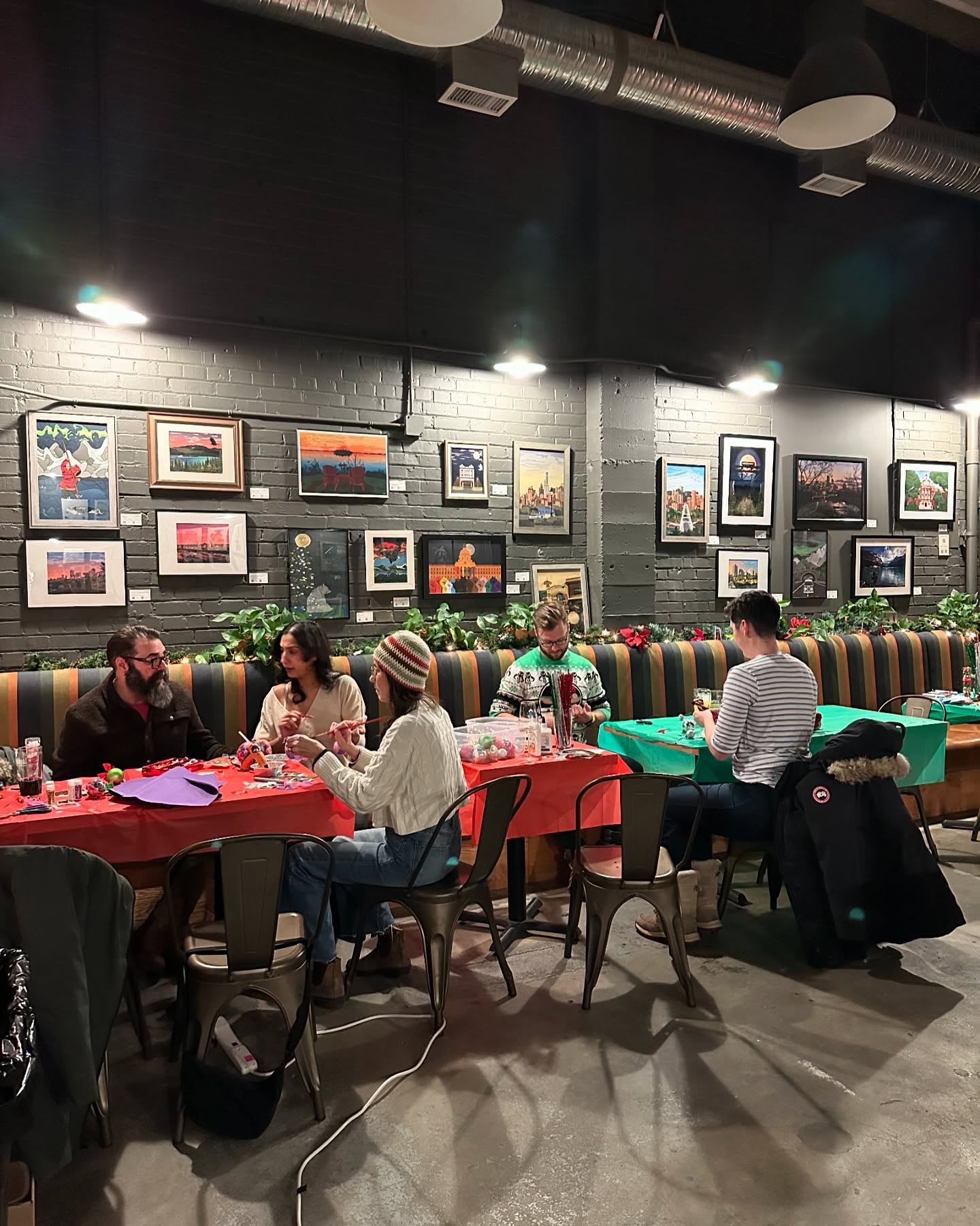 The tasting room at Irrational Brewing Company