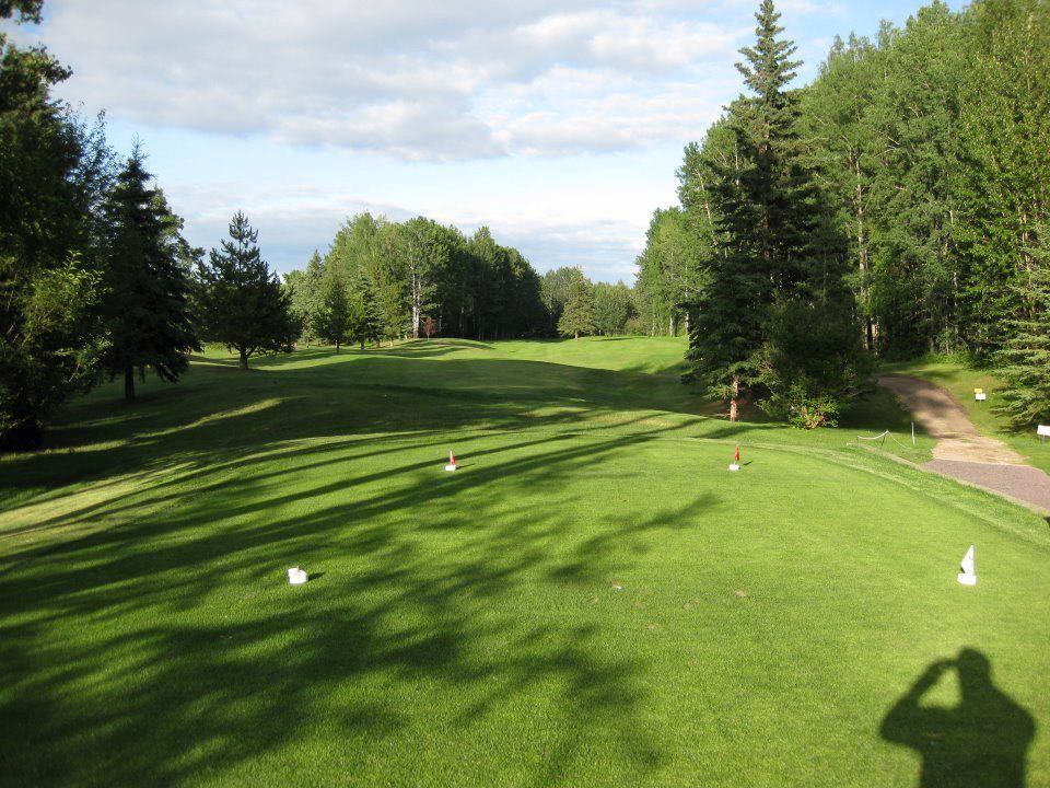 Beautiful green golf course