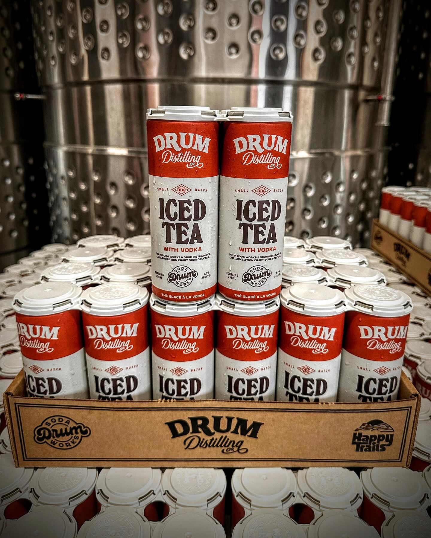 Drum Distillery Ice Tea with vodka