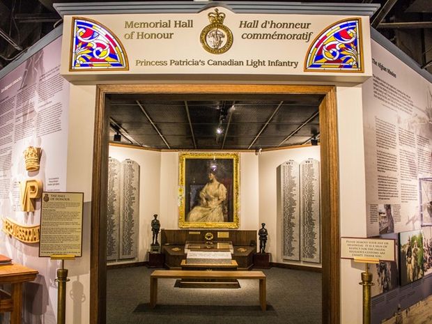 The entry way to the Memorial Hall of Honour.