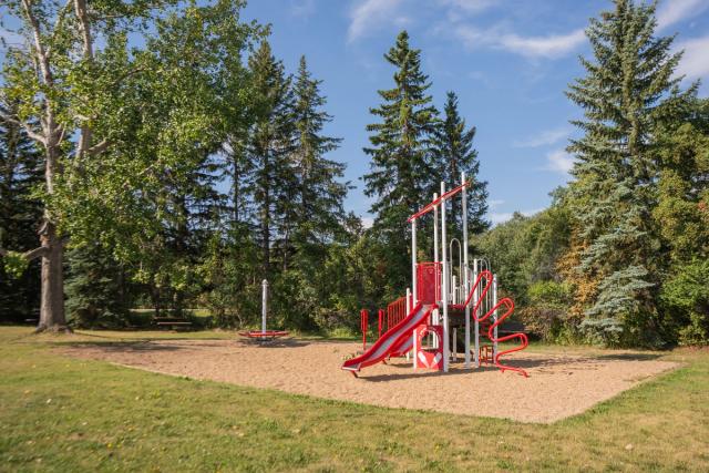 Playground at Anthony Henday Campground.