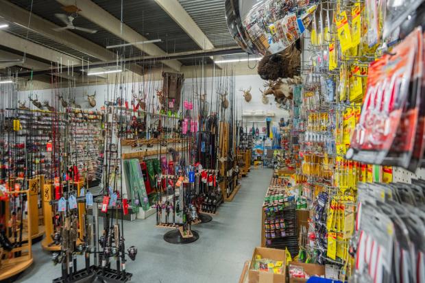 The interior of The Sportsmen's Den in Red Deer, Alberta.