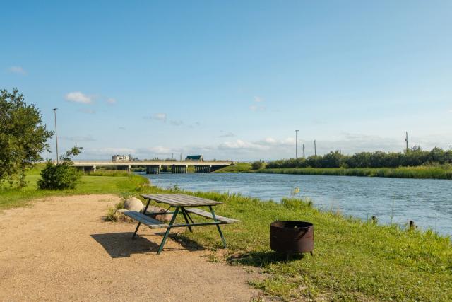 A picnic spot at Roland on the River.