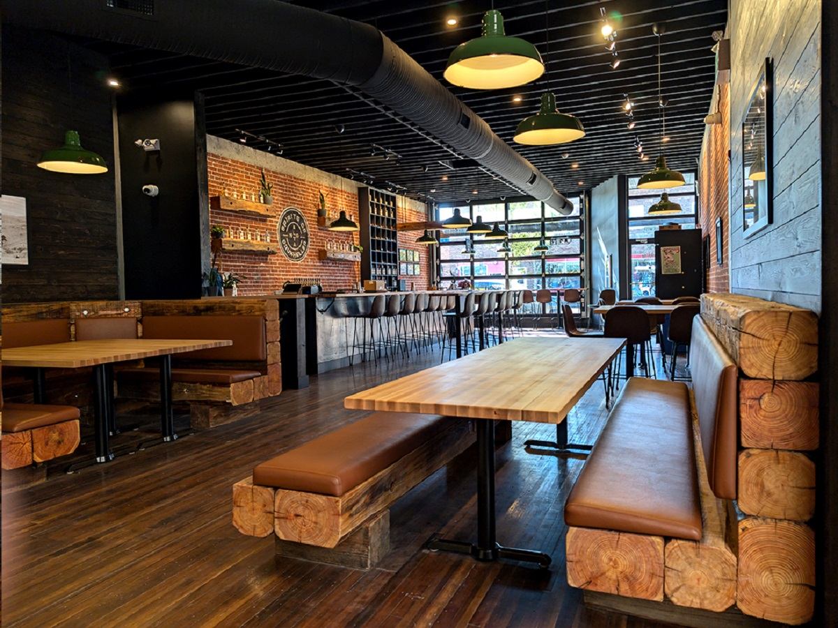 Interior of Drum Distilling.