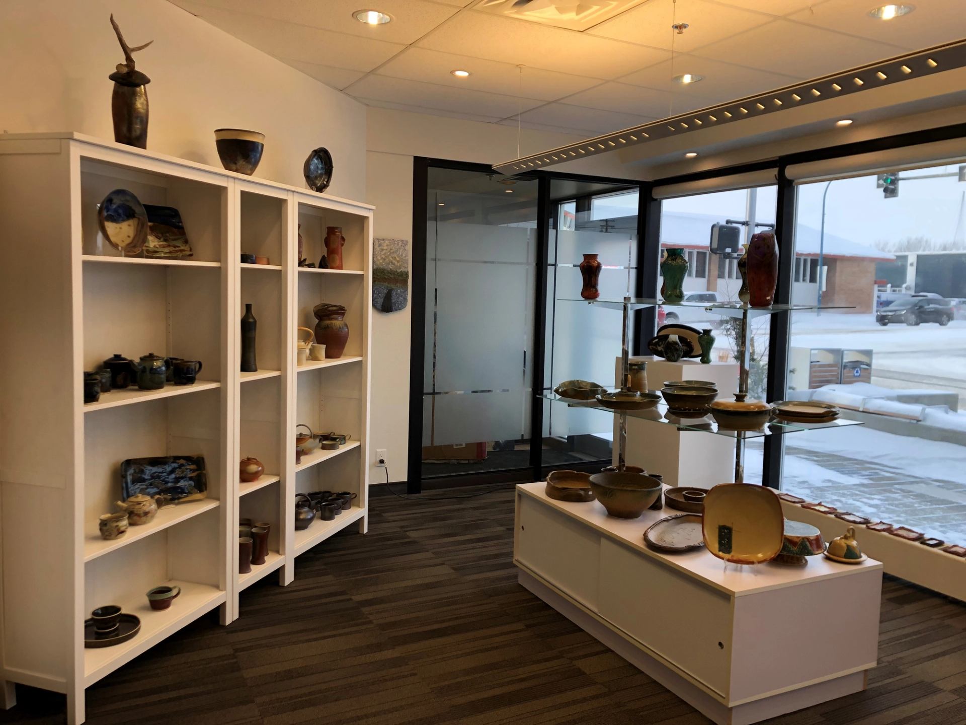 New & expanded pottery & glass area
