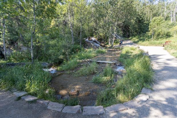 A path at Big Hill Springs.