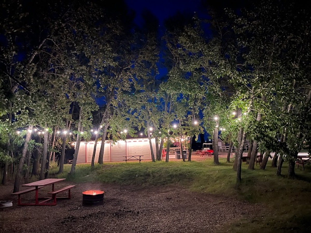 Fire pits and picnic tables at all sites