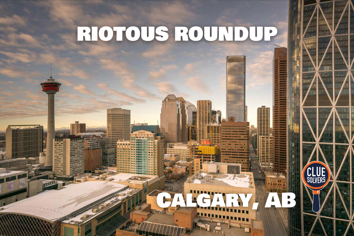 Cluesolvers Calgary - Riotous Roundup | Canada's Alberta thumbnail