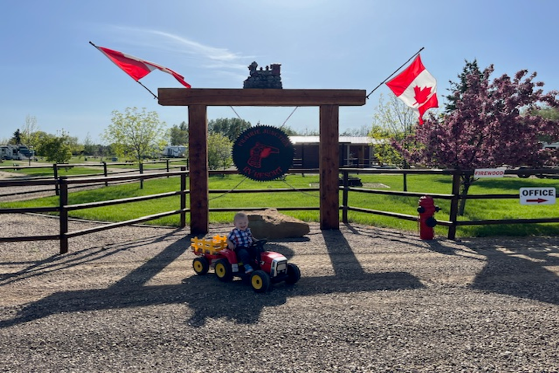Entrance at Prairie Junction