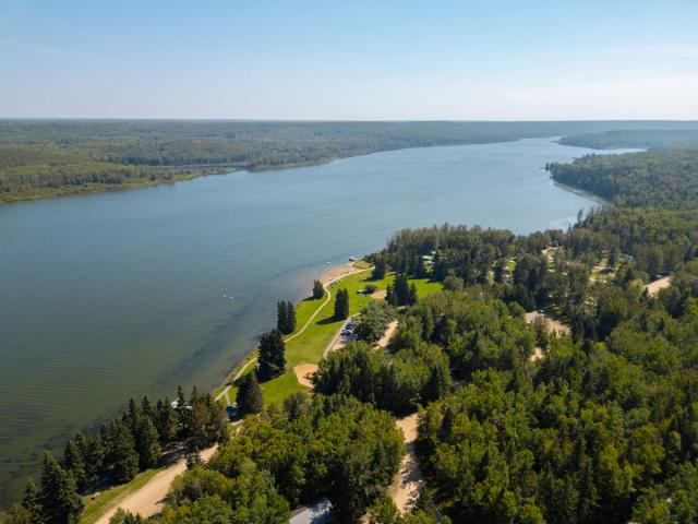 A water view at Long Lake Provincial Park.