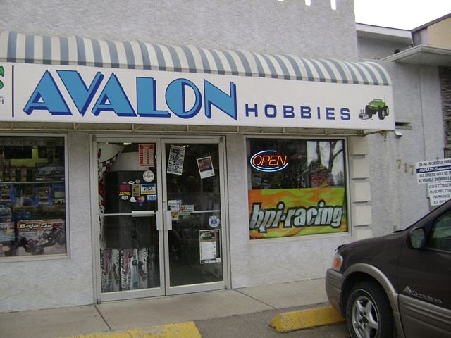 Avalon Hobbies store front