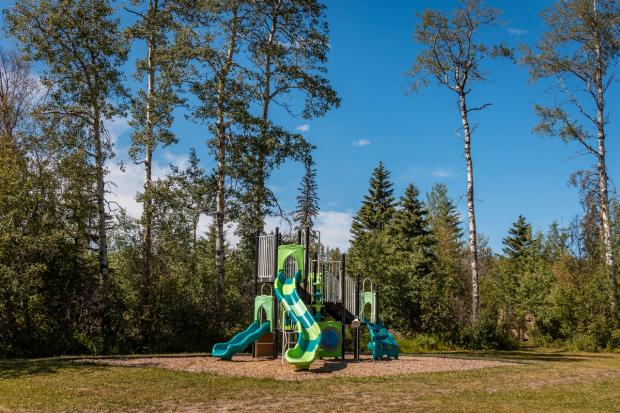 A playground at Spring Lake Campground.