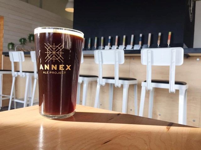 An Annex brew on a table