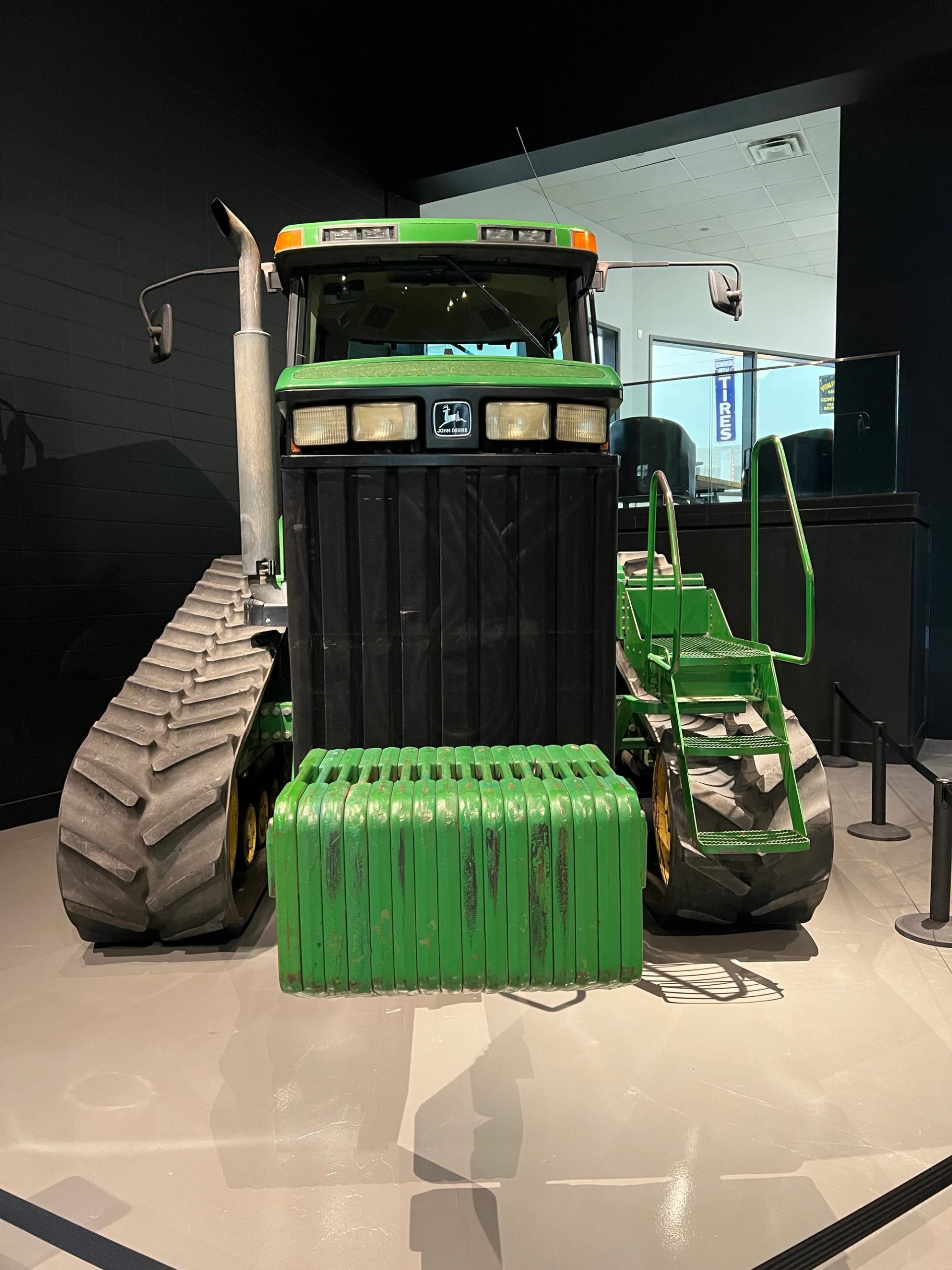 Tractor on display at Reynolds Museum