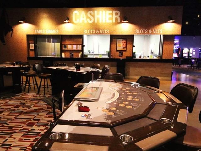 Cashier counter at the casino