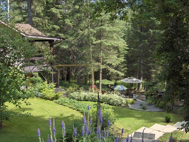 Exterior of the house with a beautiful landscaped garden